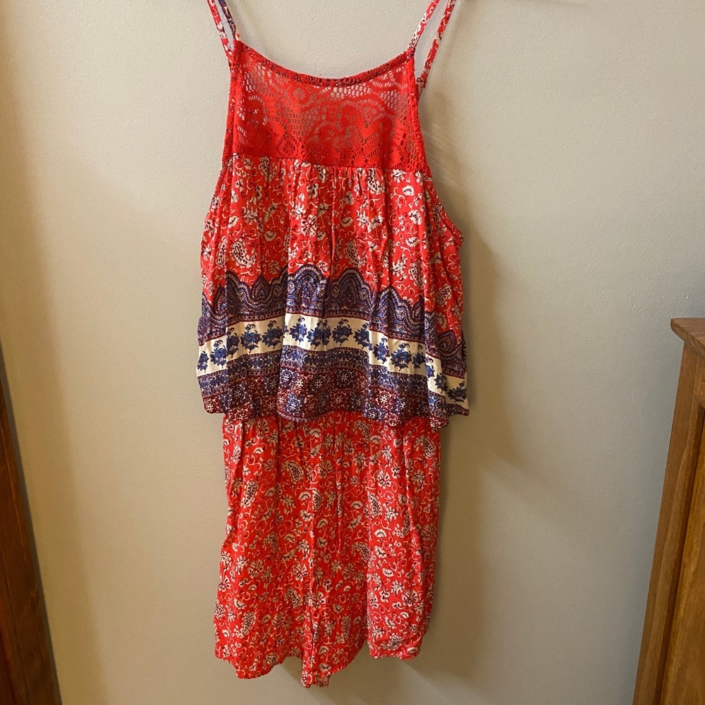 Alya spaghetti strap romper